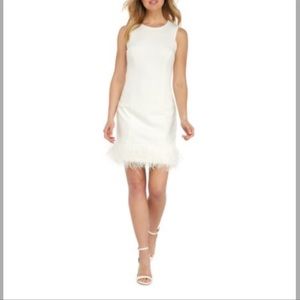 White cocktail dress